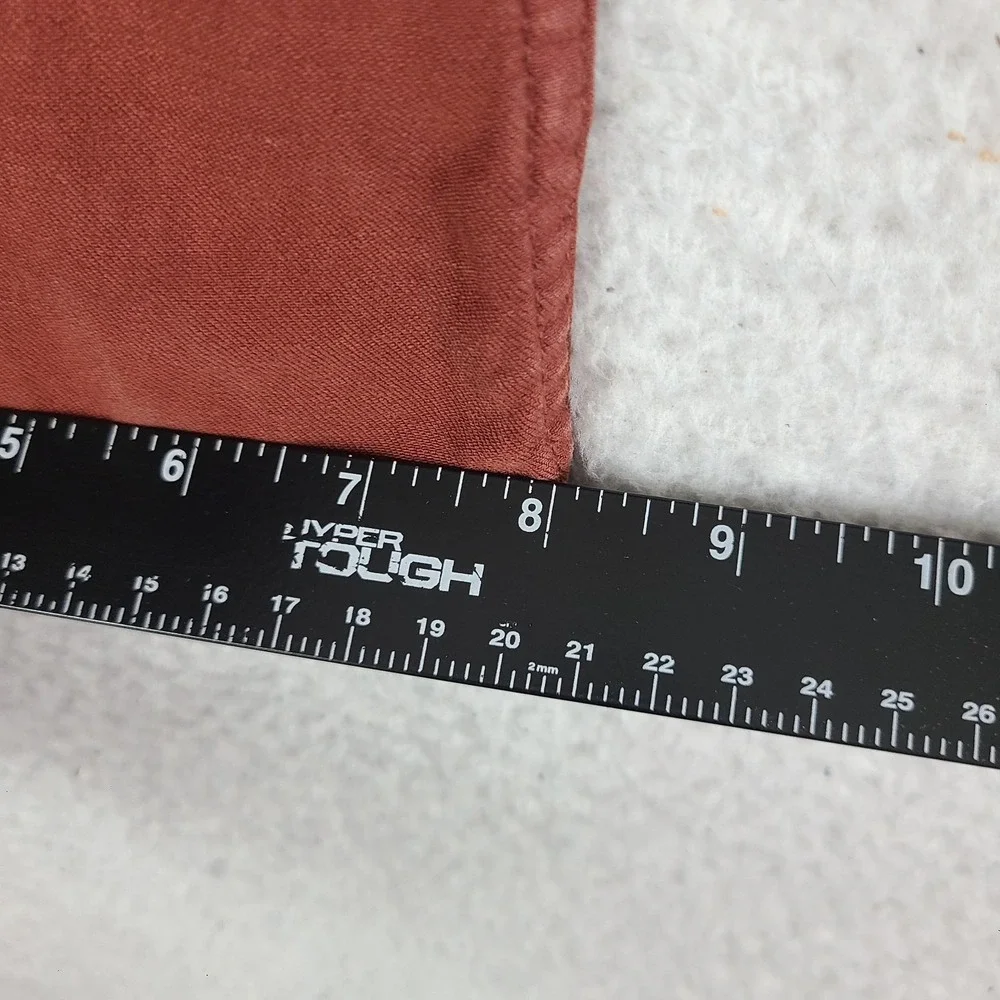 Hudson Los Angeles Jeans Mens 36x34 Brick Red Wash Blake Slim Straight